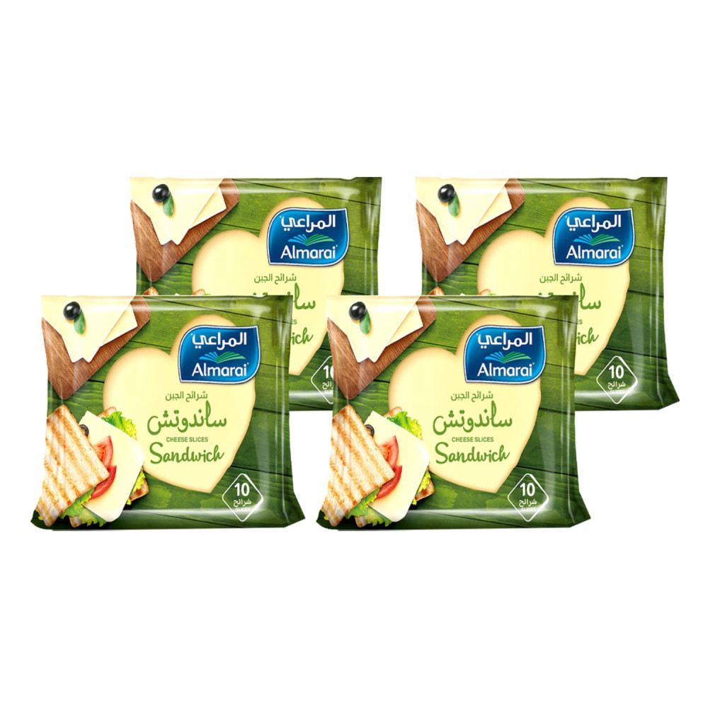 Almarai Sandwich Cheese Slices 200 g 3+1 free