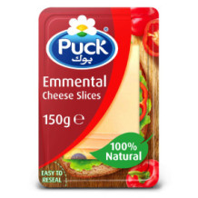 Puck - Emmental cheese slices 150 g