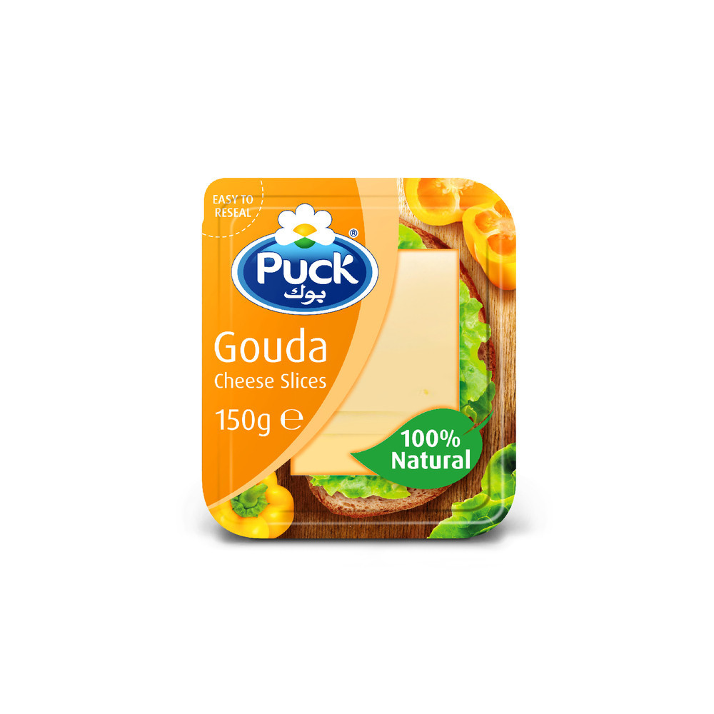 Puck Gouda cheese slices 150 g