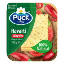 Puck Havarti cheese slices with natural ingredients 150 g