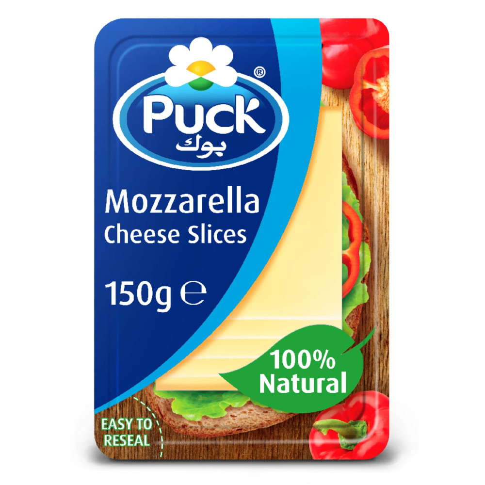 Puck Mozzarella cheese slices 150 g