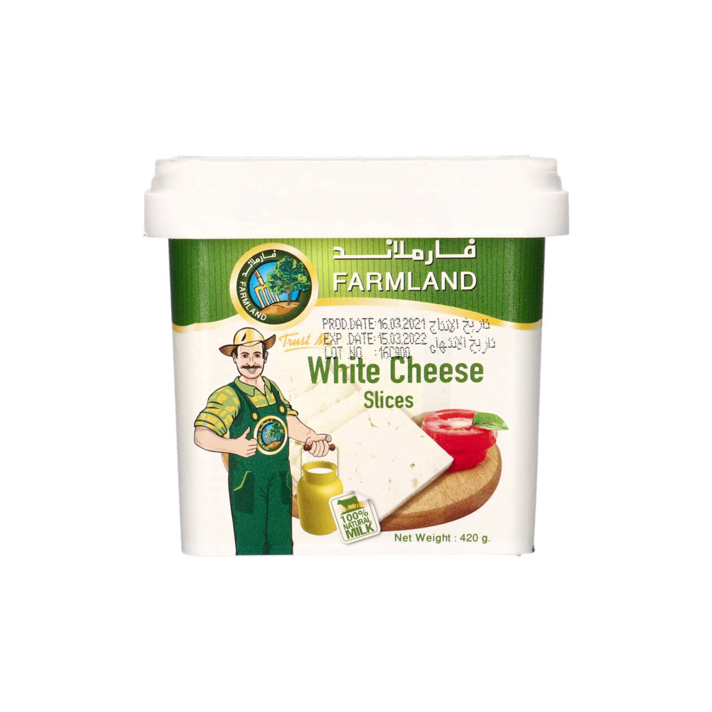 Farm Land White Cheese Sliced 420 g