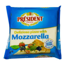 President Cheese Sliced Mozzarella 200 gm