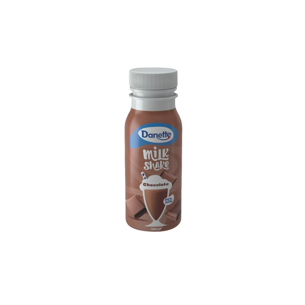 Danone Milk Shake Chocolate 80% Milk 180 ml