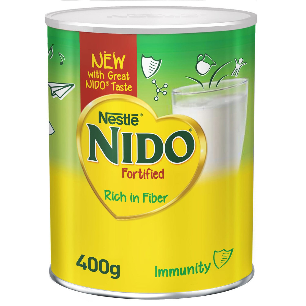 Nido fortified milk 400 g rich in fiber box