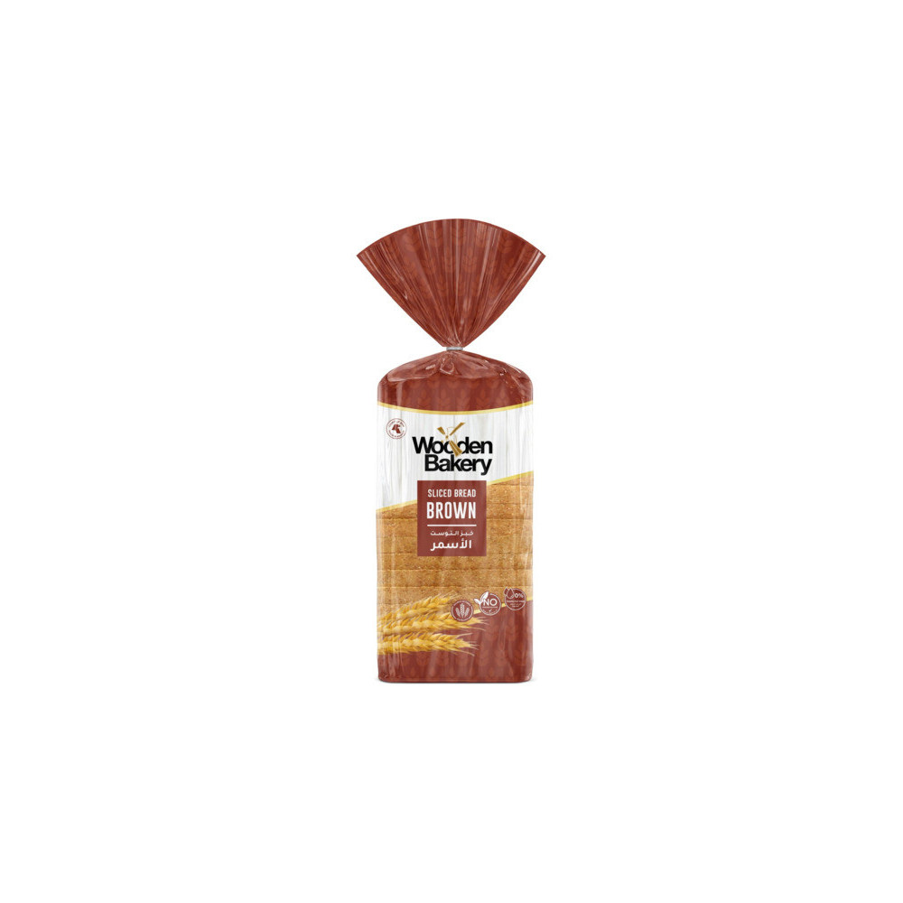 Brown toast bread 550 g Wooden Bakery