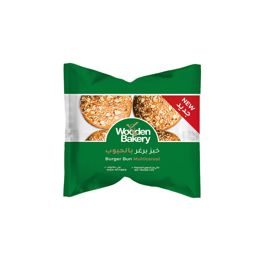 Grain burger buns 260 g Wooden Bakery