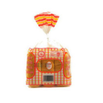 KFM White Hot Dog Roll Bread Small, 6 Pieces