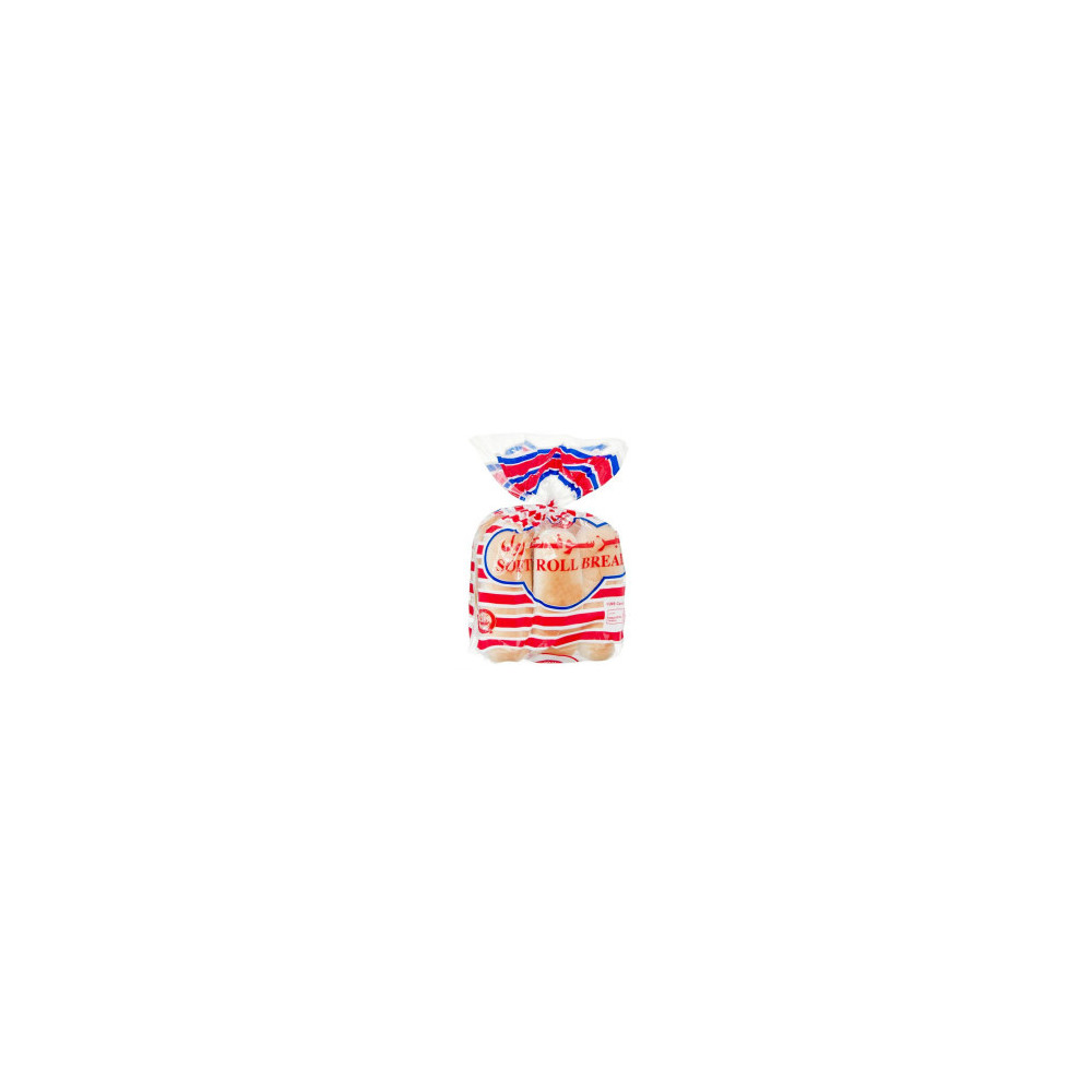 KFM Soft Roll Bread, 6 Pieces, 360g