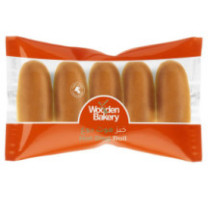 Hot dog bread 320 g 6 pieces Wooden Bakery