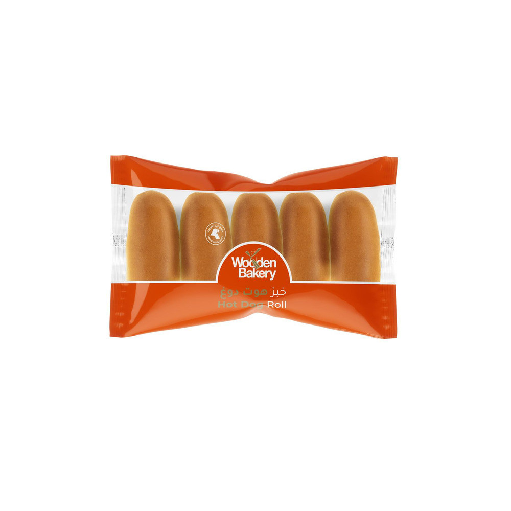 Hot dog bread 320 g 6 pieces Wooden Bakery
