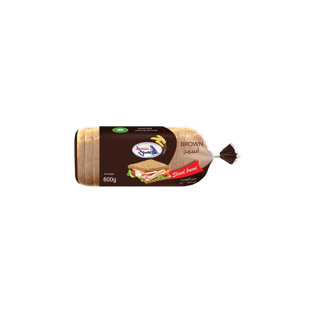 Al Faysal, TOAST BREAD BROWN 600GR