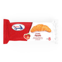 Al Faysal, FAMILY CROISSANTS STRAWBERRY 480G 8PC