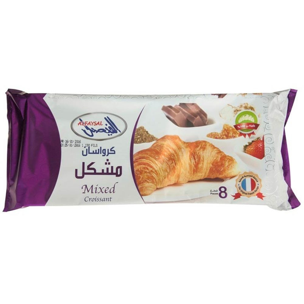 Al Faysal, FAMILY CROISSANTS MIXED 480G 8PC