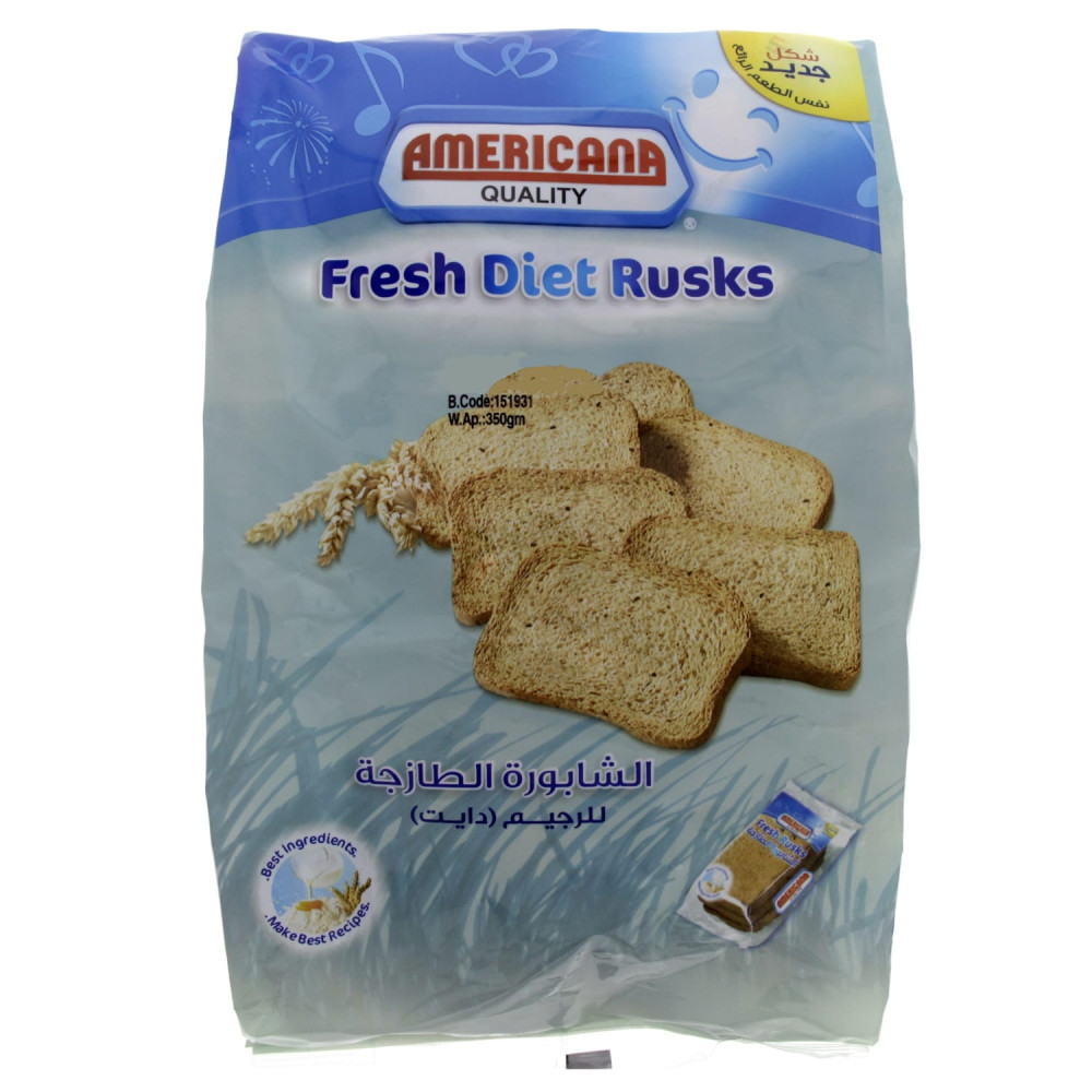Americana Fresh Diet Rusks, 350g