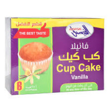 Al Faysal Vanilla Cupcake Filled with Vanilla Cream, 360g