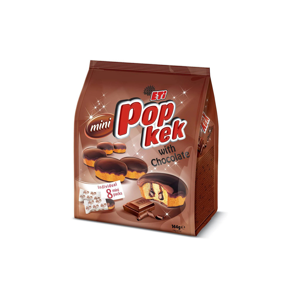 Eti Pop Kek With Chocolate Cake 144g