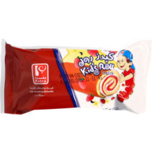 Patra Kids roll cake strawberry and vanilla 25 gm