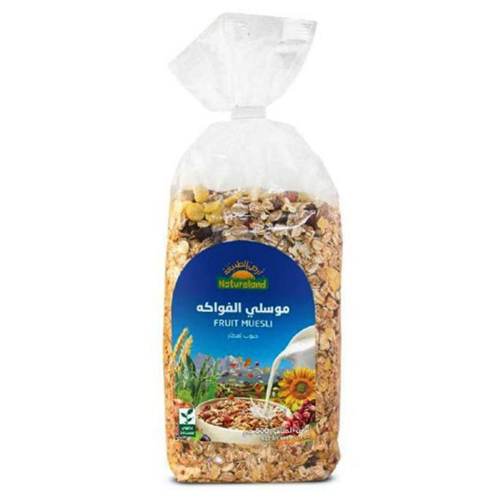 Corn flakes muesli, natural ground wheat, 500g