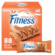 Buy Fitness Crunchy Caramel Cereal Bar 23.5Gx6's