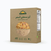 أرض الطبيعة أرز بسمتي بني 1 كجم عضوي معتمد 100