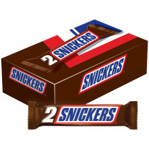 Snickers Chocolate Bars, 2 pieces, 75G 24 pcs