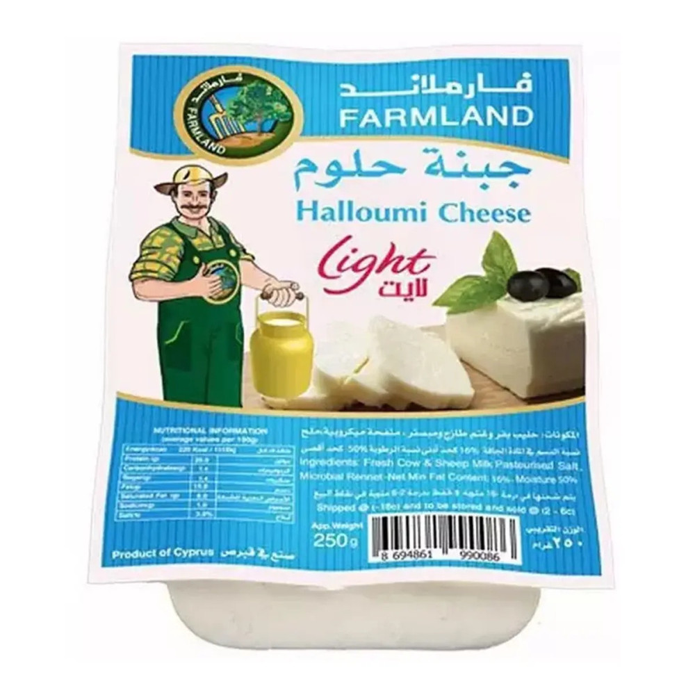 فارم لاند جبن حلوم قليلة الدسم 250جم