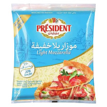 President Mozzarella Cheese Light Mashura 400g
