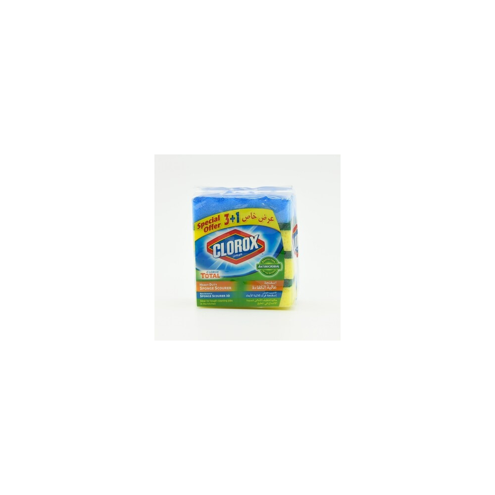 Clorox High Efficiency Sponge (3+1) Three Dimensions