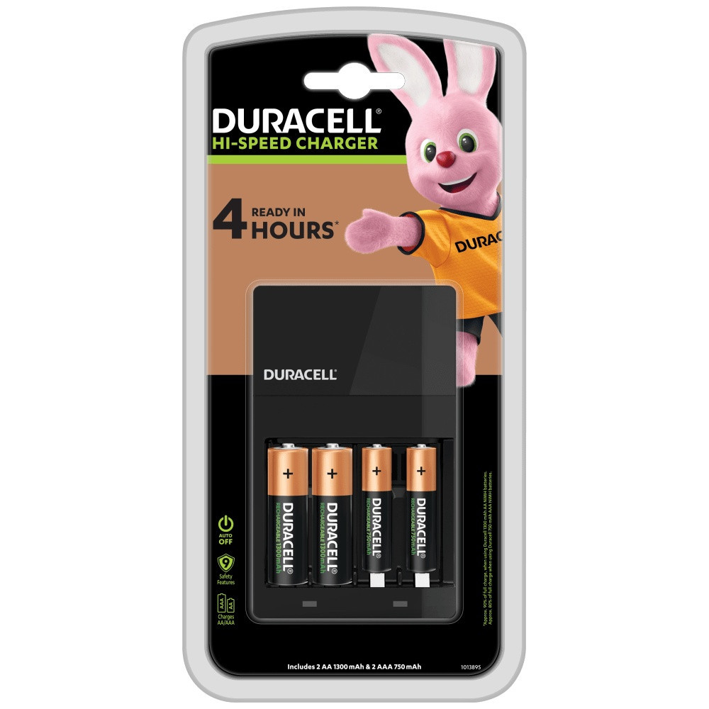 Duracell 4 Hours Battery Charger AA+AAA