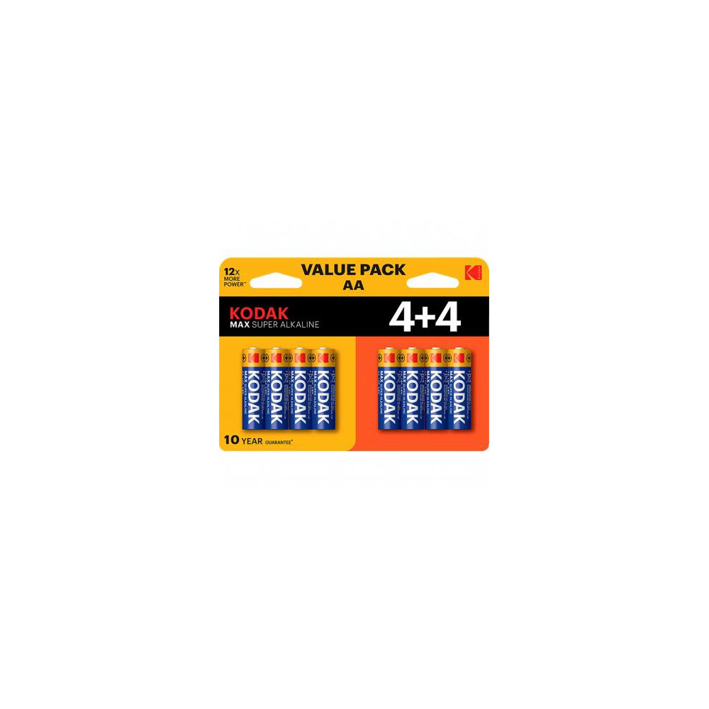 Kodak Max 4+4 AA Battery