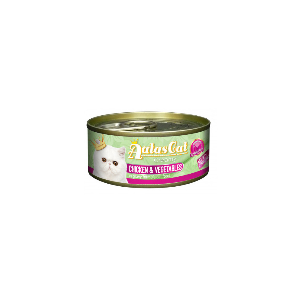 Atas Cat Food Chicken & Vegetable Food Boxes 80 gm