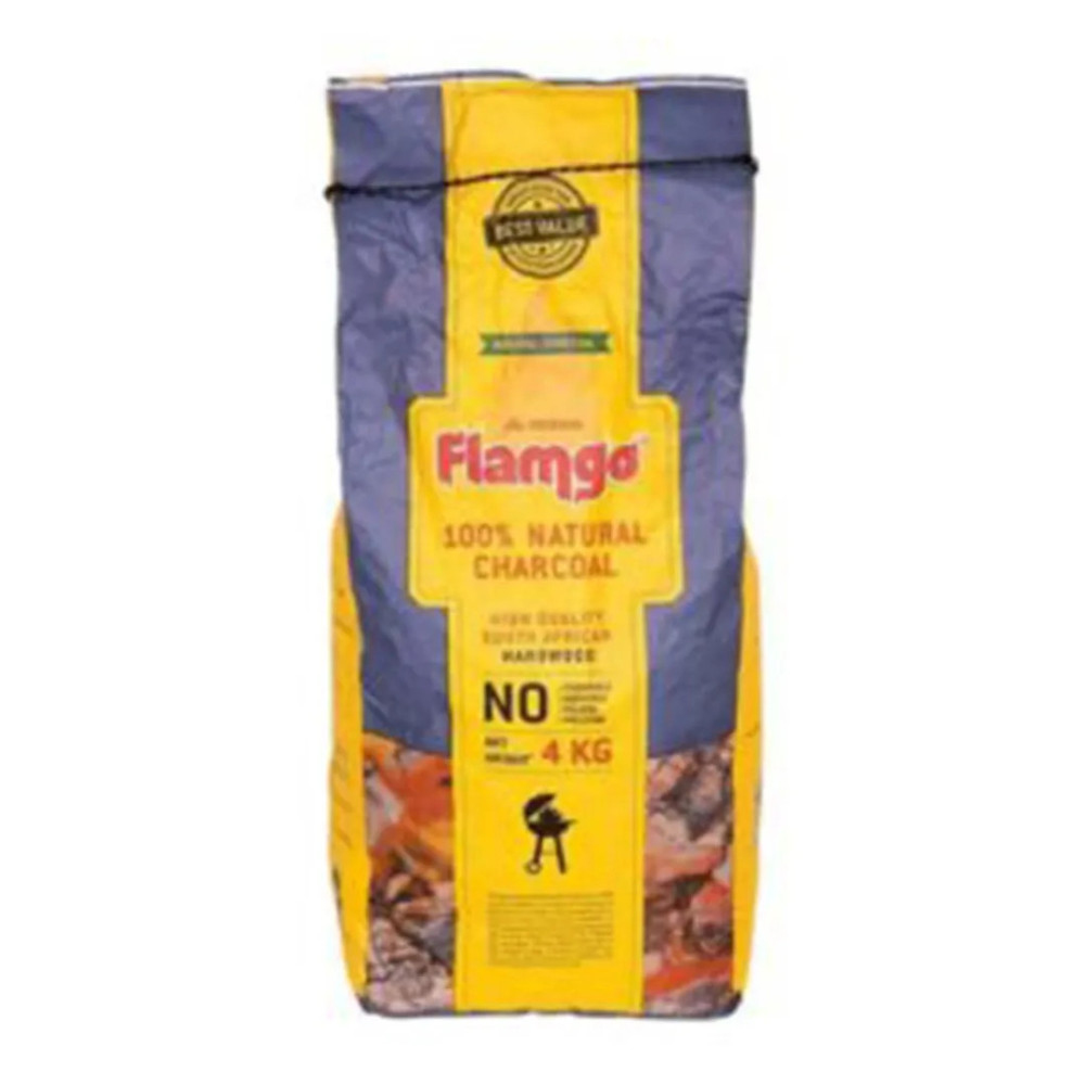 African Wood Charcoal Flaco 4 Kg