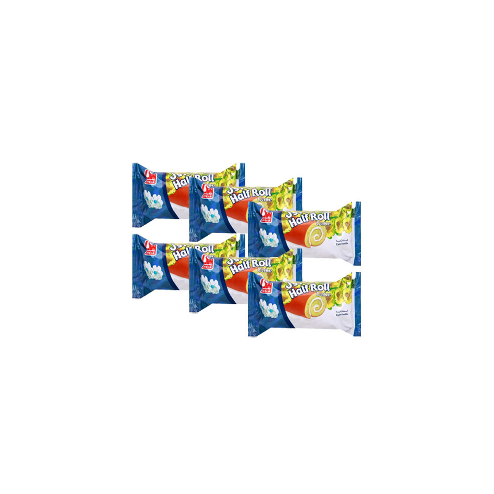 Patra Half Roll Cake Vanilla 6x85g