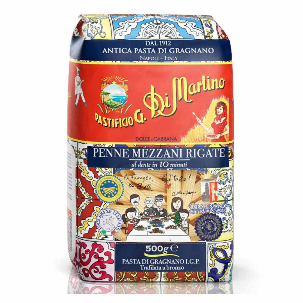 Di Martino Penne Mezzani Rigate 500g.