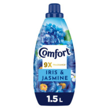 Comfort Concentrate Fabric Softener Iris & Jasmine 9x fragrance 1.5 Litres