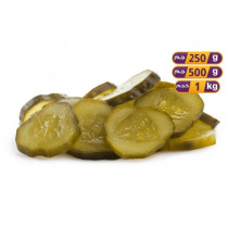 Pickled cucumber slices hamburger 1 kg