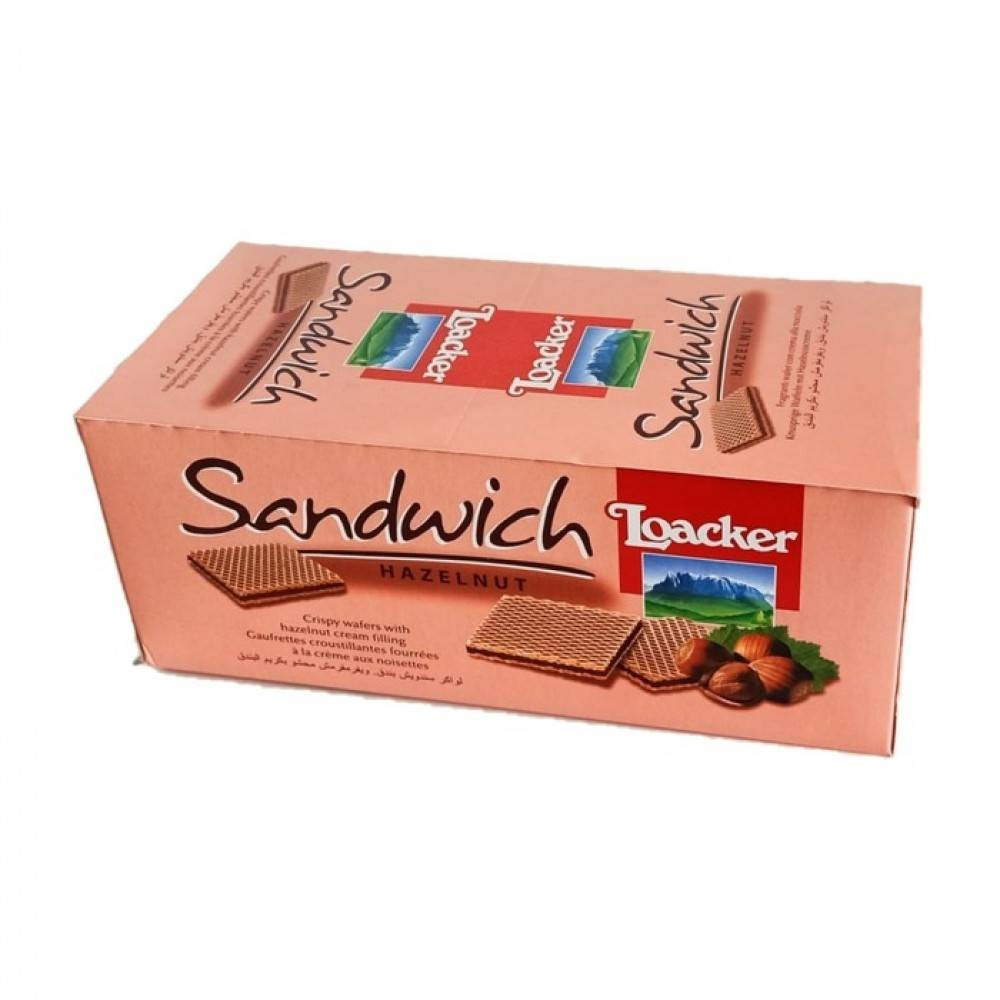 Loacker Sandwich Hazelnut 25x25g