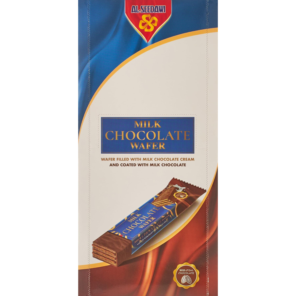 Alsaidawi Wafer covered with milk chocolate 20g