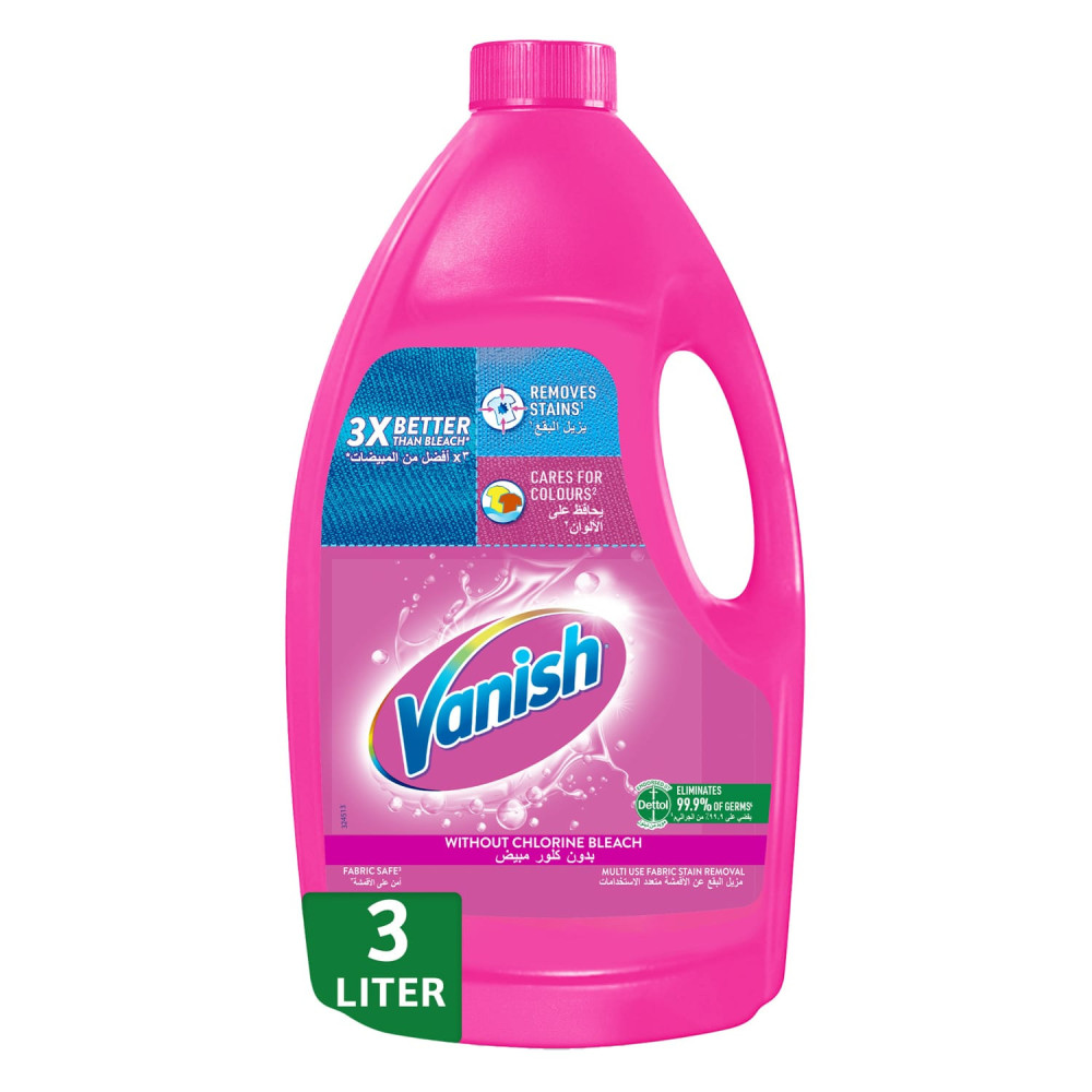 Vanish Liquid Stain Remover Coloured & White Clothes 3 Litres