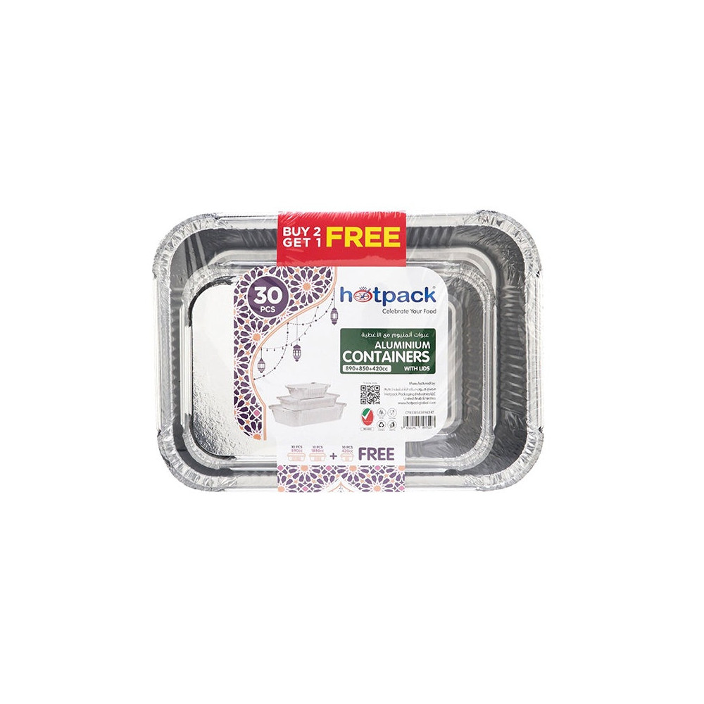 Aluminum Tin 10 Pieces Hot Pack No. 83185