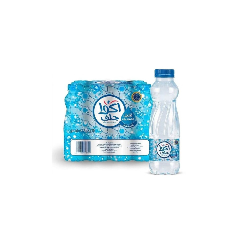 Aqua Gulf Essential Low Sodium Drinking Water 12 x 200 ml
