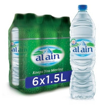 مياه شرب معبأة ١.٥ لتر ٦ قطع