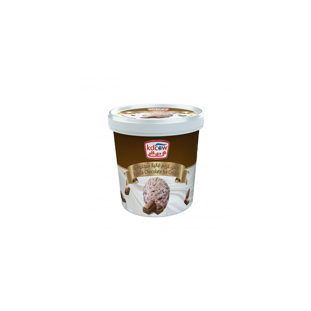 KD Cow Vanilla Chocolate Ice Cream 1 liter