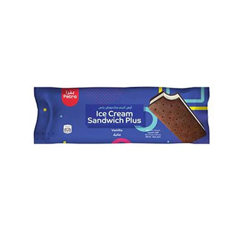 Petra Sandwich Ice Cream Plus Vanilla 70 ml