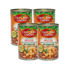 California Gardens Peeled Beans With Chickpeas And Olive Oil 450 Gm 4 Pieces