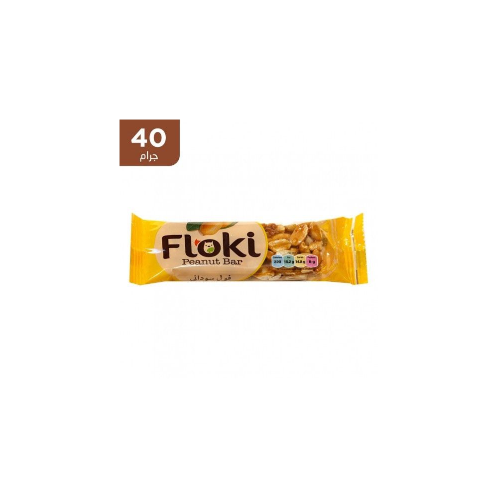 Floki Bar Candy 40 gm Peanuts