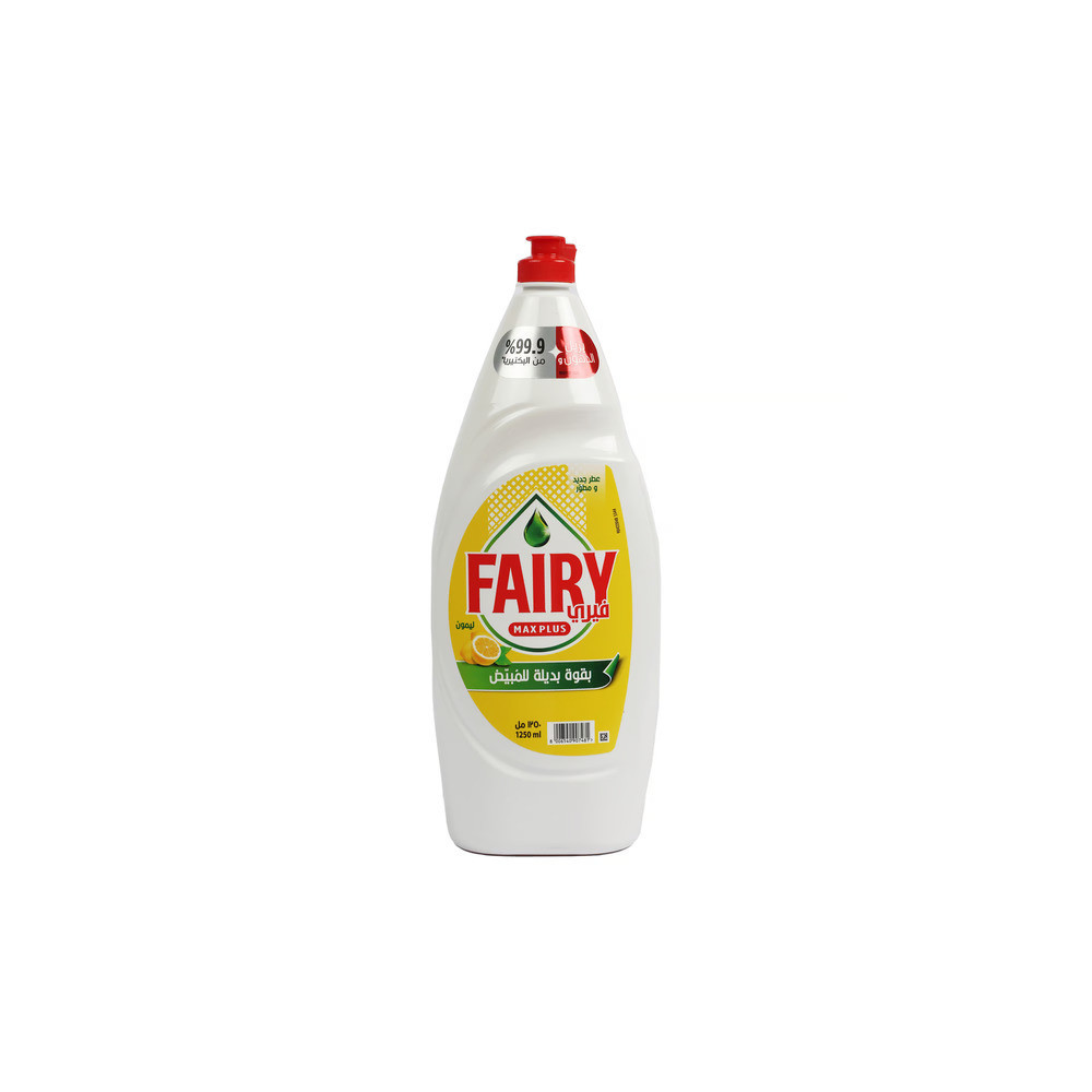 Fairy Max Plus Dish Washing Liquid Lemon 1.25 Litres