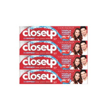 Closeup Tooth Paste Red Hot 4X120Ml