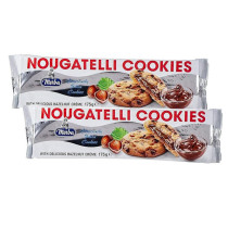 Merba Chocolate Cookies Nougatly 175g 2 Pieces